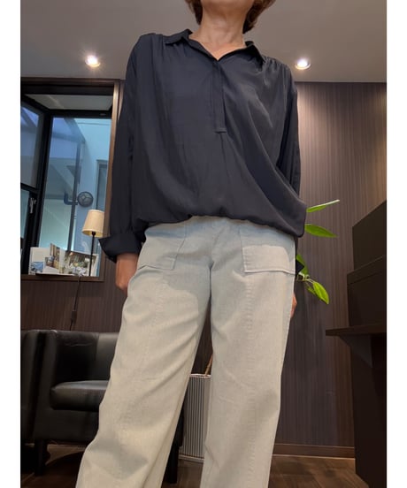 『Nolley's』とろみプルオーバー型ブラウス