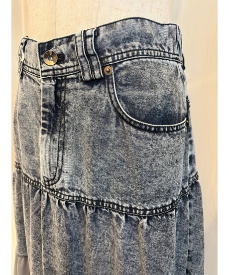 ドッキングティアードスカート