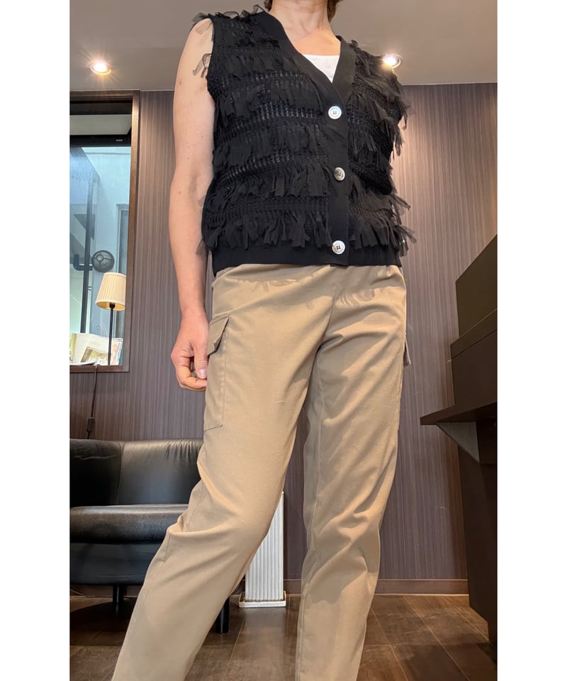 フリンジチュールベスト Nolley's』チュールフリンジベスト | petitluxe