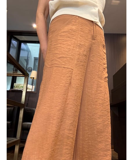 『Ganosch』麻入りワイドストレートパンツ✨