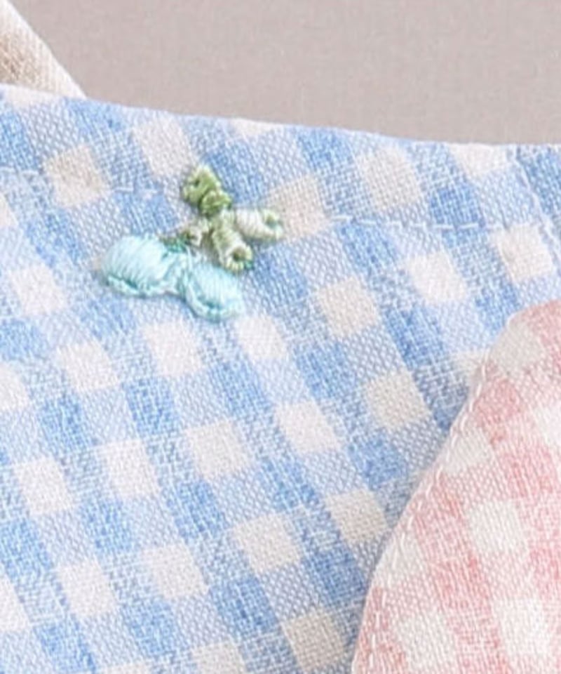 オーガニックコットンワンポイント刺繍付きマスク | &O