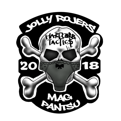 J.R. MAG-PANTSU STICKER BLACK