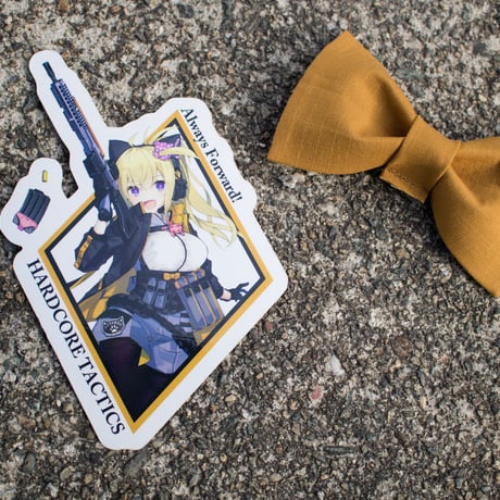 HARDCORE RIBBON(BOW)Velcro Patches  ノラver.