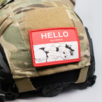 Hello my name is:Suzuna Velcro patch