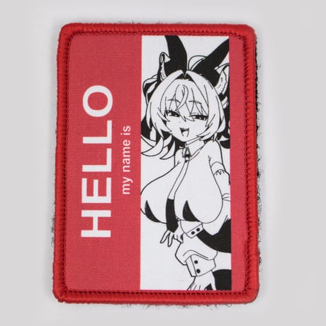 Hello my name is:Rena Velcro patch