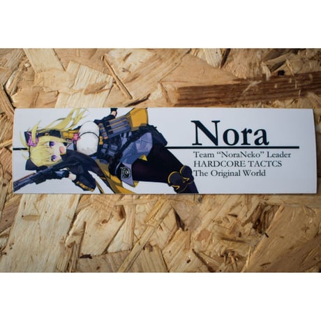Noraネーム PVC ステッカー
