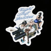 Night Shift Goddess PVC Sticker