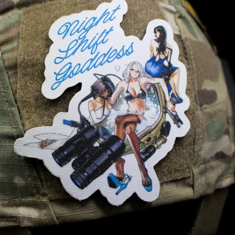 "Night Shift Goddess"　Velcro Patch