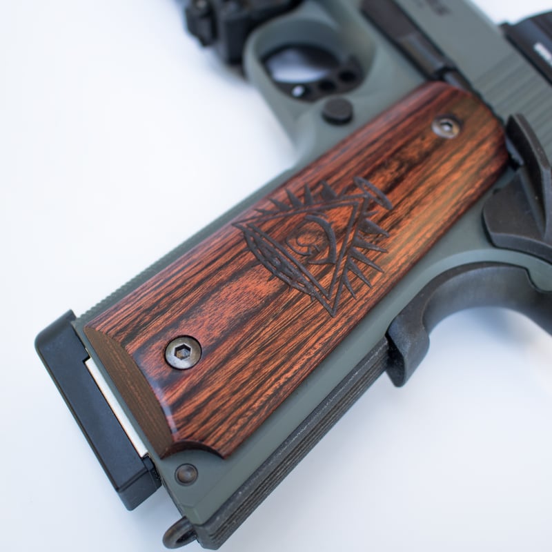 DELTA EYEウッドグリップ 東京マルイ GBB1911用 | HARDCORE TACT