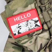 Hello my name is:Rena Velcro patch