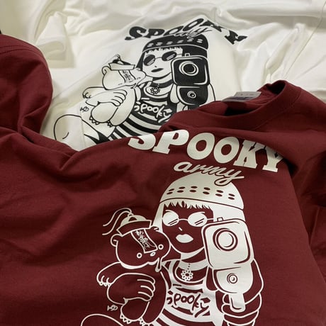 Spooky ARMYｘHARDCORE TACTICS　アサシンガールTシャツ