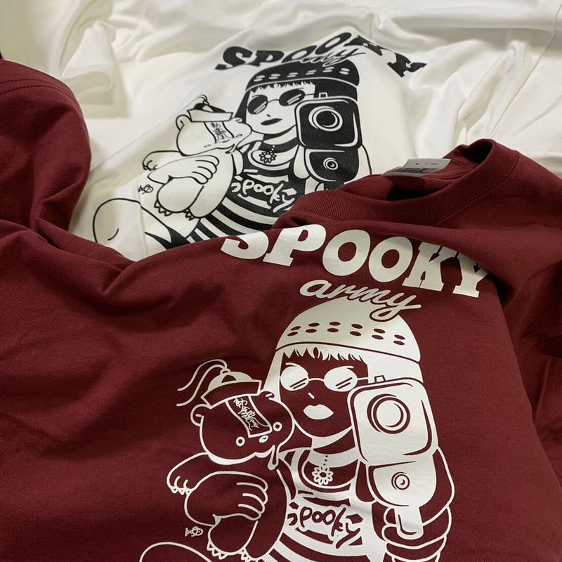 Spooky ARMYxHARDCORE TACTICS アサシンガールTシャツ | HARD