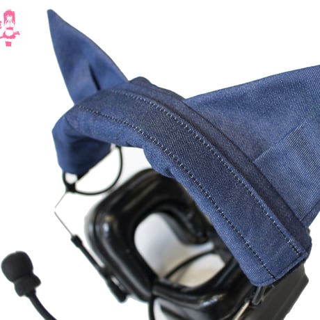 Denim風Nekomimi Headset Cover TORAYAMAコラボ