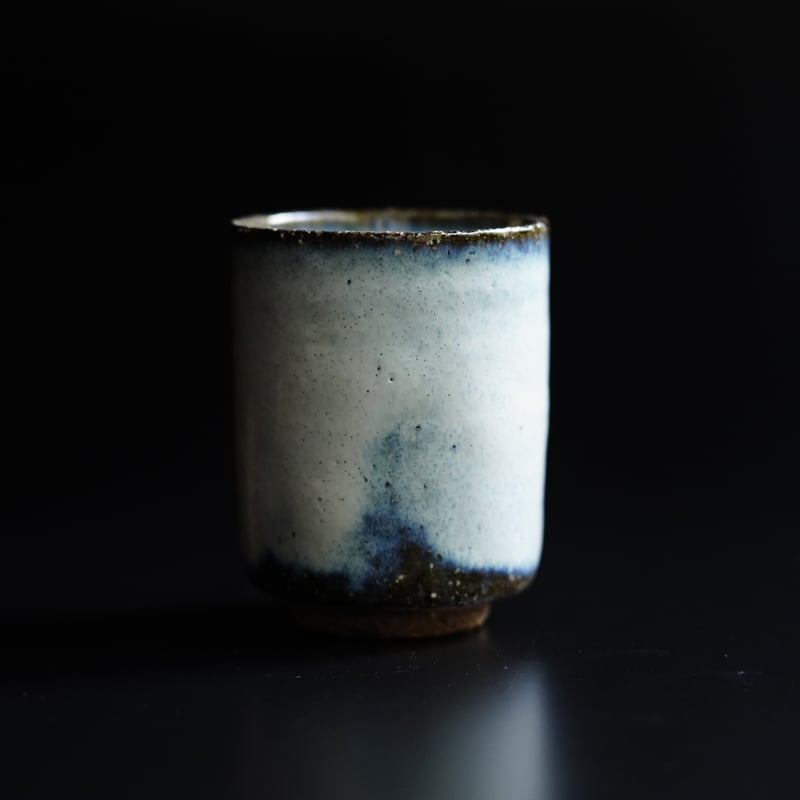 No2 納冨 晋 藁灰釉湯呑 | 鳥雲窯