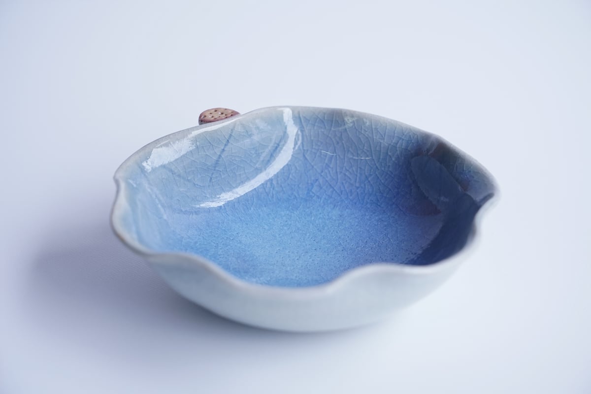 長春冨貴　六角鉢 長春冨貴 六角鉢 陶芸