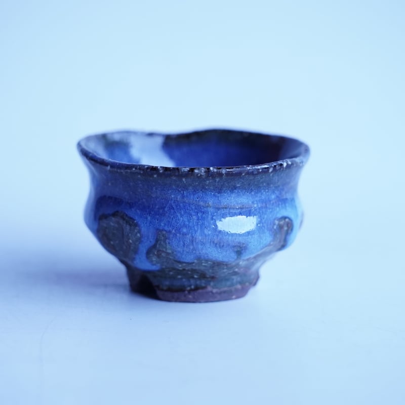 NO.3-27 納冨尚子 青萩ぐい吞 ※木箱付 | 鳥雲窯