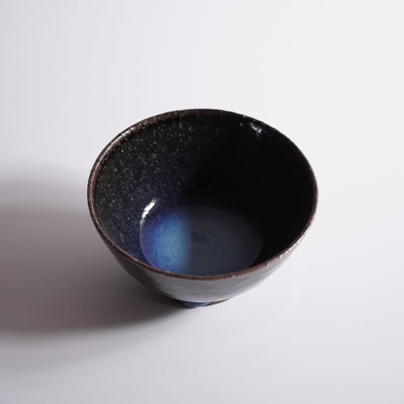No2.10 納冨 晋 青萩飯茶碗 | 鳥雲窯