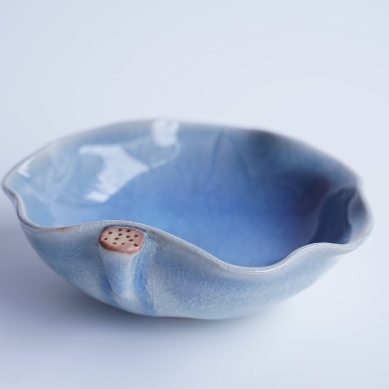 No.4-2 青萩蓮鉢 （納冨 晋） | 鳥雲窯