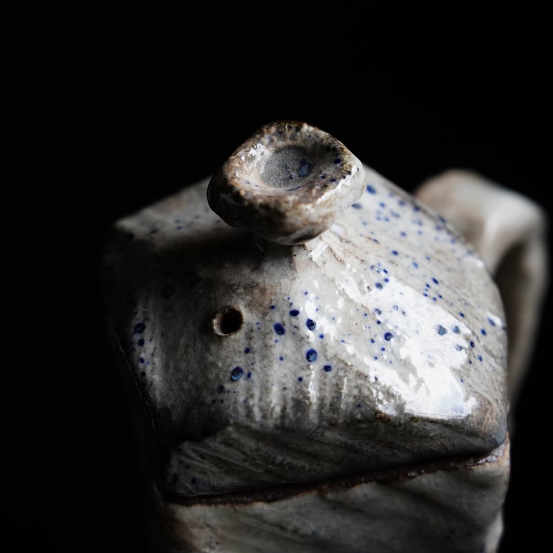 No22 納冨 晋 土塊水注オブジェ | 鳥雲窯