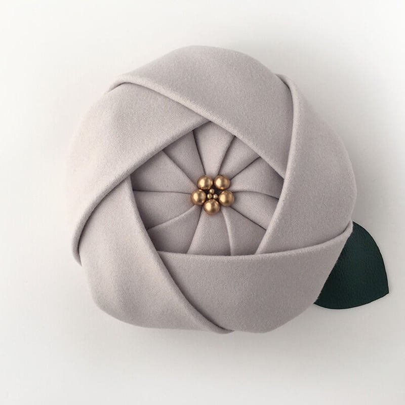 あそ美や 椿 ミニベレー帽