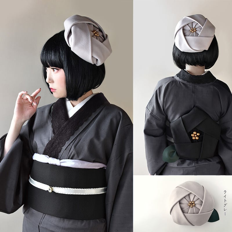 あそ美や 椿 ミニベレー帽