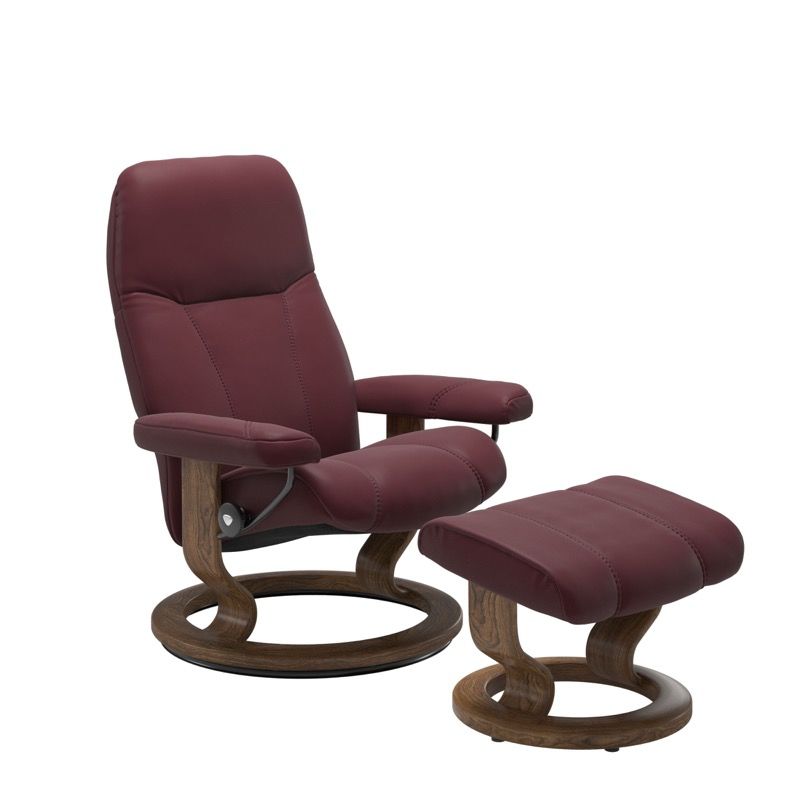 E322★　EKORNES 　オットマン　ストレスレスチェア コンサル　本革 E322☆EKORNES オットマンストレスレスチェア コンサル本革