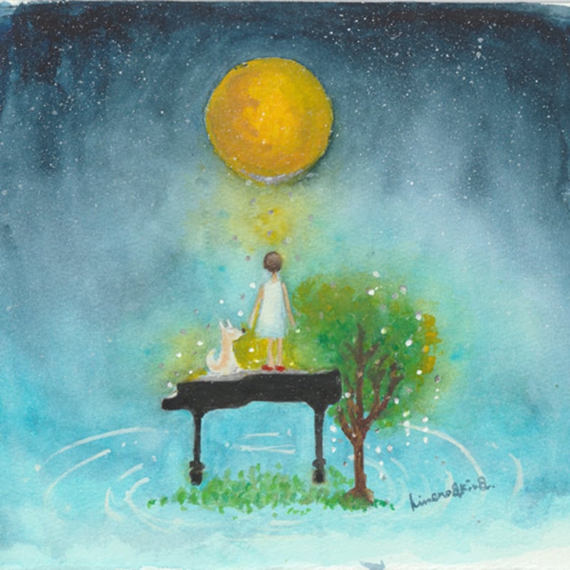 水彩画「こちら側#2」 | Himeno akira Web Store