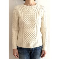 ARAN ROUNDNECK PULLOVER　 L SIZE　 デジタルダウンロード版