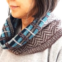 HERRINGBONE×CHECK　SNOOD