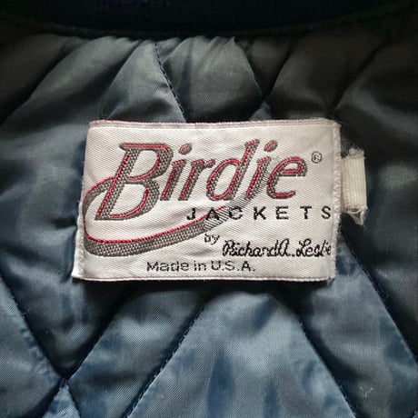 【古着】Nylon Varsity Jacket (Made in USA)