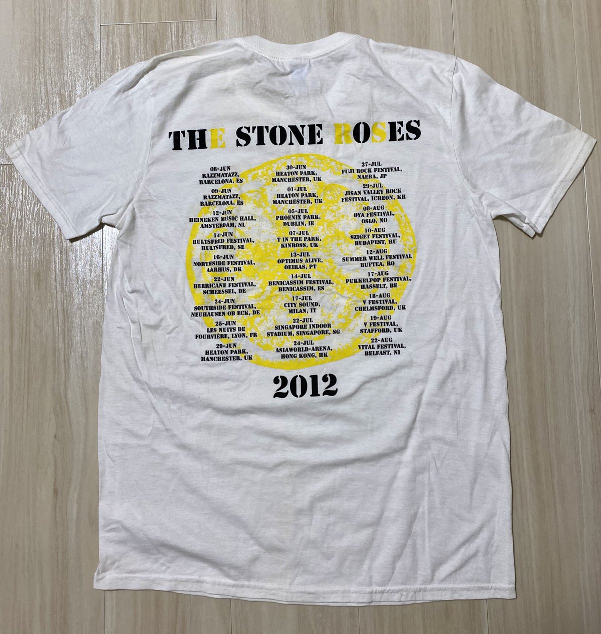 古着】THE STONE ROSES T-Shirt(白) | The Three Goats