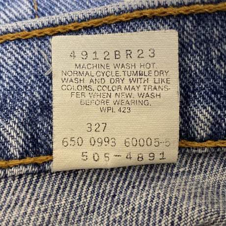 【古着】Levi’s 505 Jeans (90s USA製)