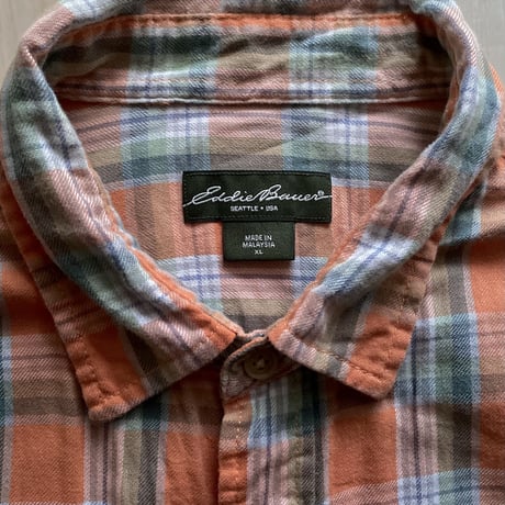 【古着】EDDIE BAUER Check Shirt