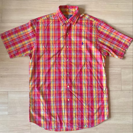【古着】Polo Dalph Lauren H/S Check Shirt (Marlowe)