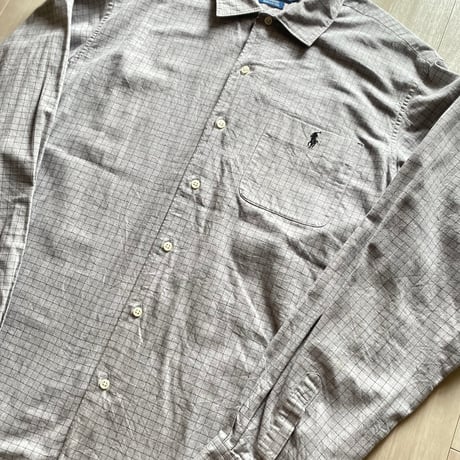 【古着】Polo Ralph Lauren Check Shirt (Bonnard)