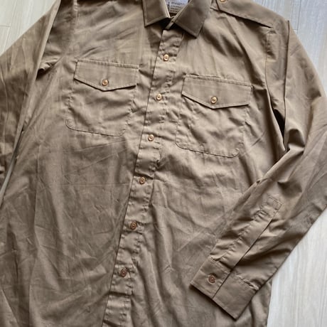 【古着】British Army L/S Shirt(90’s)