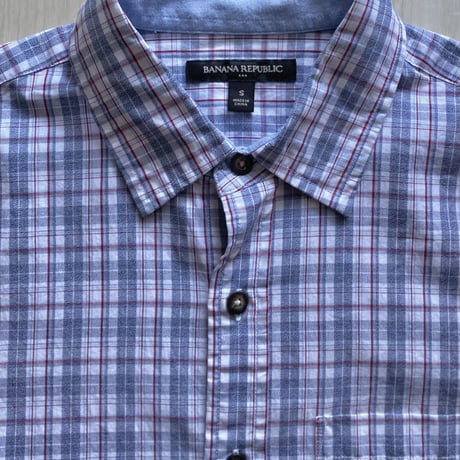 【古着】BANANA REPUBLIC Check Shirt
