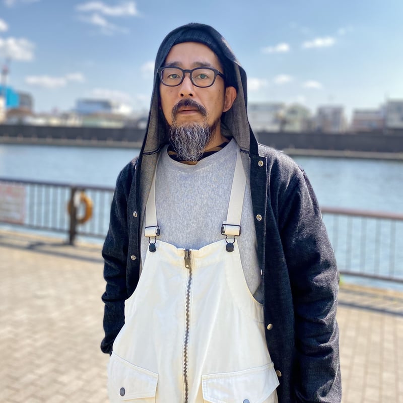 別注】Sunny & Co.ブラックデニムパーカー | The Three Goats