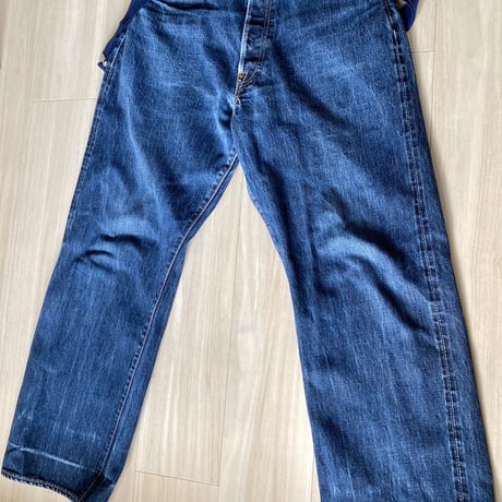 【古着】MOMOTARO JEANS Denim Pants with Suspenders