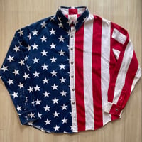 【古着】Stars and stripes Shirts (Made in USA)