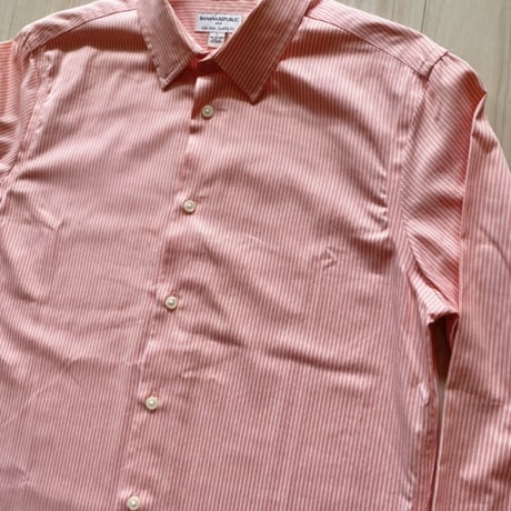 【古着】BANANA REPUBLIC Stripe Shirt