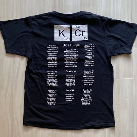 【古着】KING CRIMSON T-Shirt(2015 Tour)