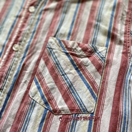 【古着】T&C SURF DESIGNS Multi Stripe Shirt