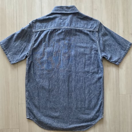【古着】MANASTASH Chambray H/S Shirt (Hemp&Cotton)