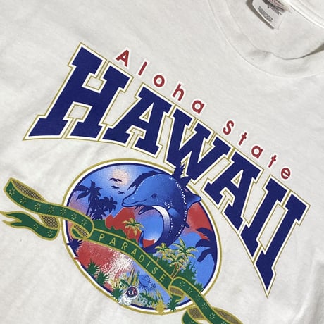 【古着】ALOHA STATE HAWAII T-Shirt(Fabric Made In USA)