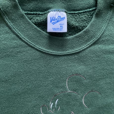 【古着】MICKEY Sweat Shirt(90’s Velva Sheen USA製)