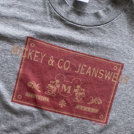 【古着】MICKEY & CO. JEANSWEAR T-Shirt(Velva Sheen USA製)