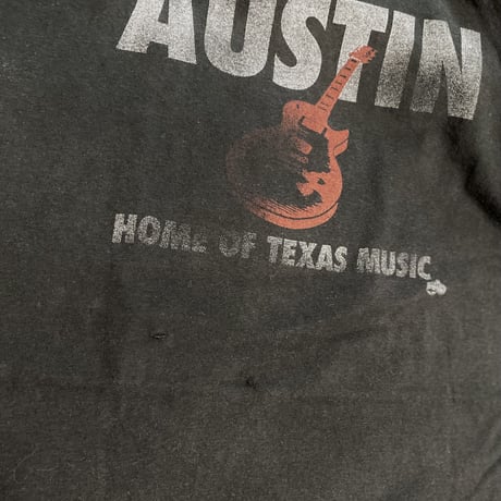 【古着】AUSTIN HOME  OF TEXAS MUSIC T-Shirt