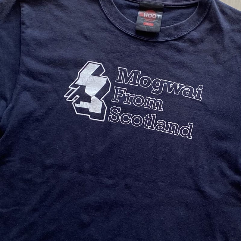 スコットランド製90s00sビンテージmogwaiモグワイオフィシャルTシャツ