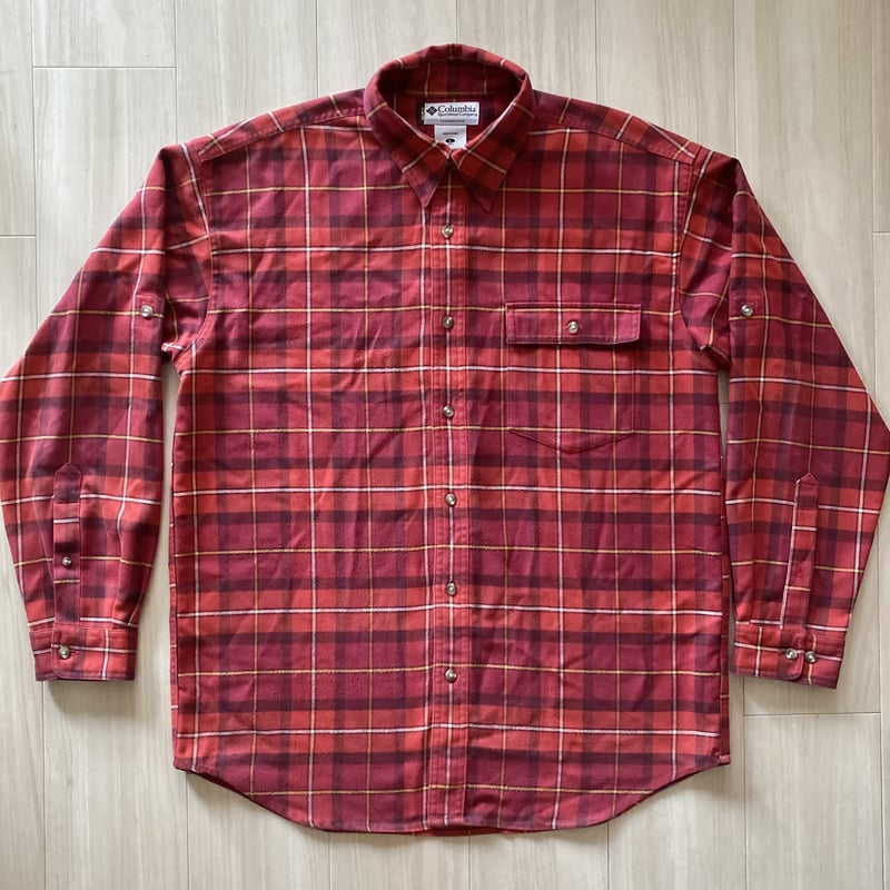 新品 90年代 Columbia GRT 長袖シャツ チェック plaid 古着】Columbia GRT Check Shirt | The Three Goats
